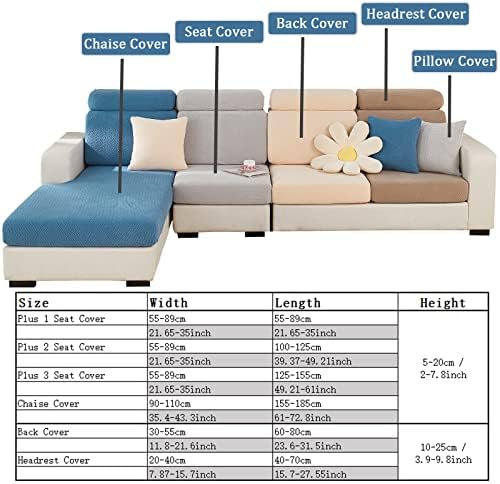 Universal Elastic Sofa Slipcover for 1-2-3 Seaters