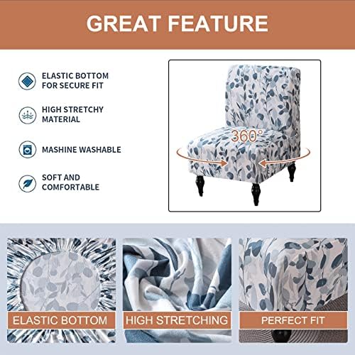 Eco-Ancheng Removable Armless Chair Slipcover 1
