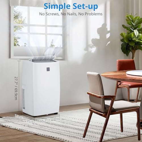 GAOMON 12000 BTU Portable Air Conditioner 3-in-1 Cool Fan Dehumidifier