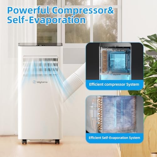 Wiytamo 10000 BTU Portable AC Unit with WiFi and Remote Control