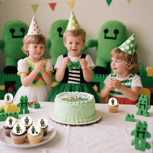 11 pcs Edible Cake Toppers for Birthday Party Decorations