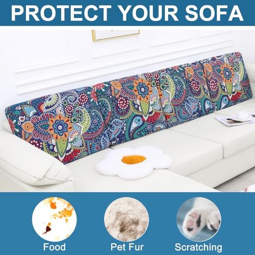 Smiry Printed Cushion Covers Stretch Soft and Non-Slip Sofa Slipcover