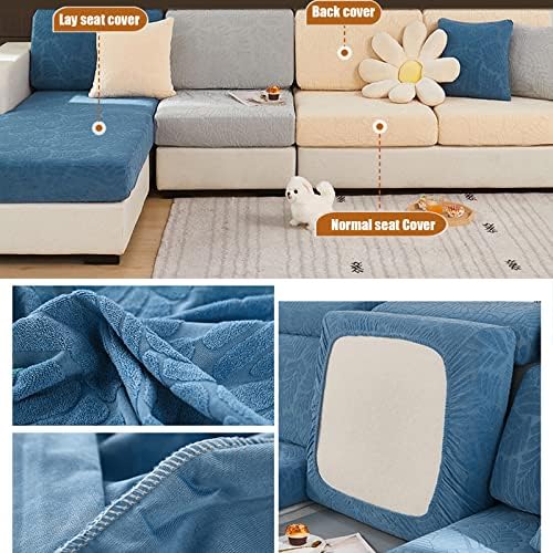 6Pcs Magic Sofa Cover Stretch Light Grey