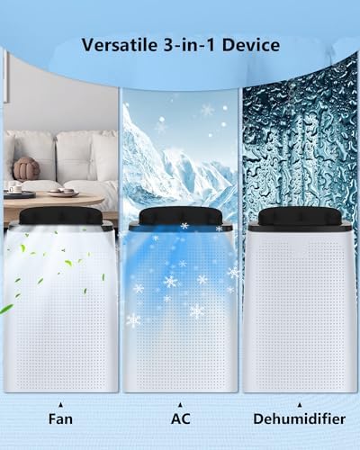 Takywep 14000BTU Portable AC with Dehumidifier and Fan 1