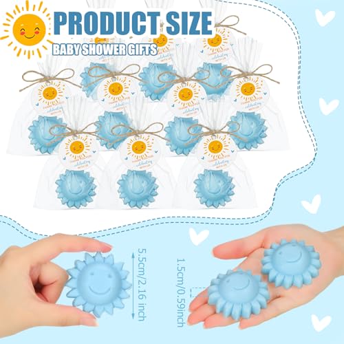 Demissle 20 Pcs Sun Soap Baby Shower Favors 1