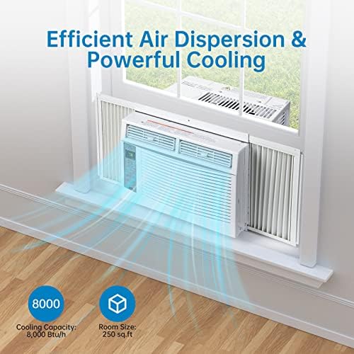 6000btu Window AC Unit with Remote and App Control
