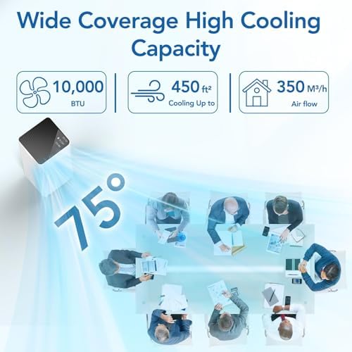 Antarctic Star 10000 BTU Portable AC with Remote Control 1