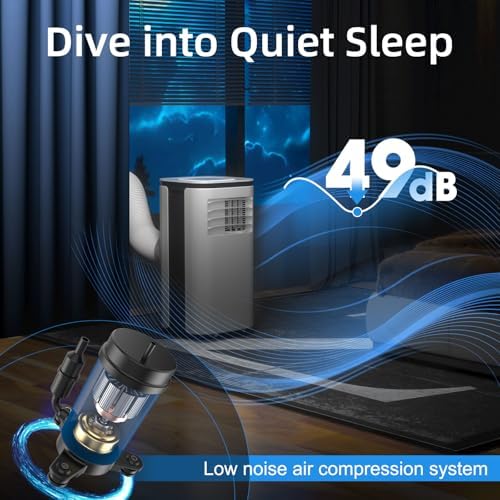 12000 BTU Portable AC Unit 3-in-1 Cooling Dehumidifying Fan