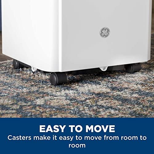GE 6100 BTU Portable AC with Dehumidifier and Remote Control White
