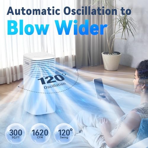 FANCOLE Windowless Portable Air Conditioner 4 Modes 3 Speeds