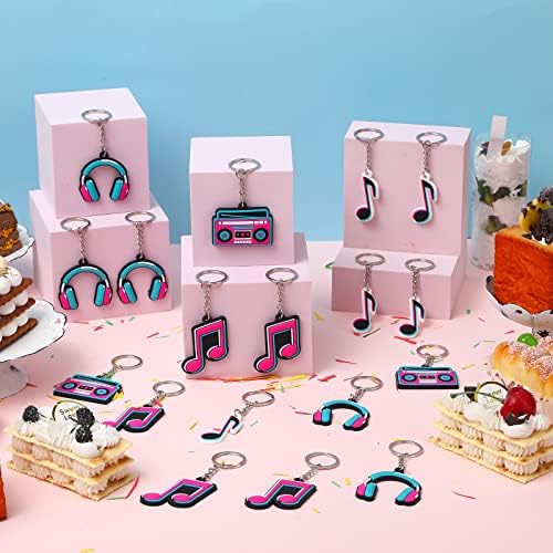 Fumete Music Keychain Back to School Party Favor Gift for Students