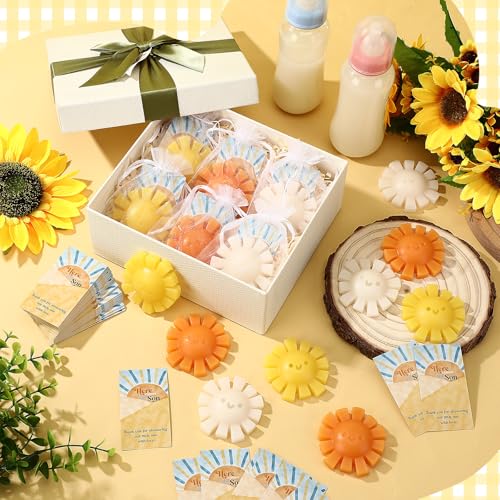60 Sets Here Comes the Son Baby Shower Favors 1