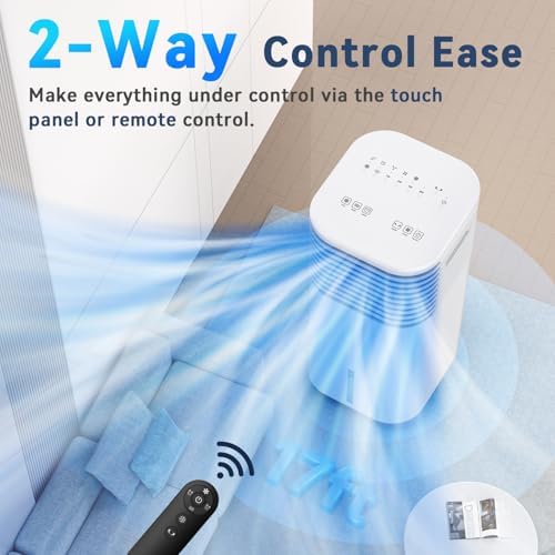 FANCOLE Windowless Portable Air Conditioner 4 Modes 3 Speeds