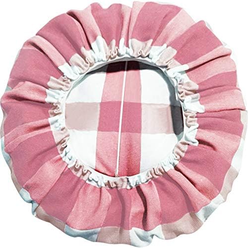 Kelendle Padded Plaid Stool Cover with Zipper 1181 Inches