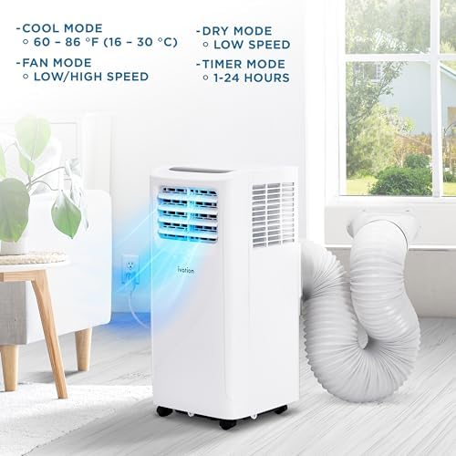 Ivation 9000 BTU Compact Portable Air Conditioner