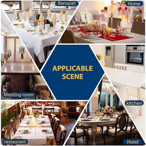 Fafua Stretch Dining Chair Covers Set of 6 for Home Hotel Banquet