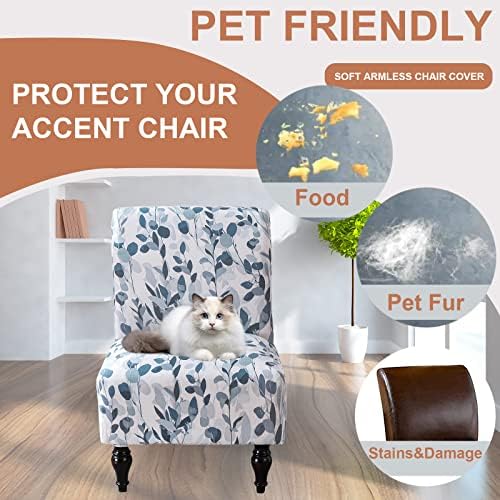 Eco-Ancheng Removable Armless Chair Slipcover 1
