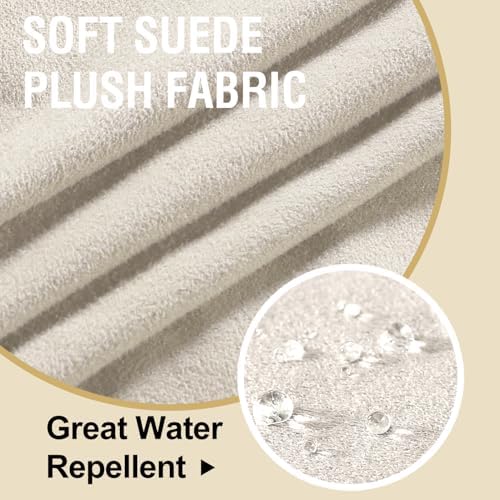 HVERSAILTEX Suede Stretch Chaise Lounge Cover Replacement