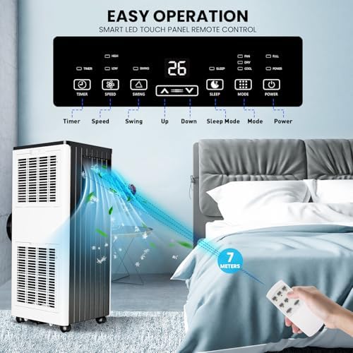 GarveeHome 8000 Btu Portable Air Conditioner