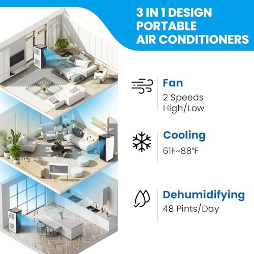 GarveeHome 8000 Btu Portable Air Conditioner