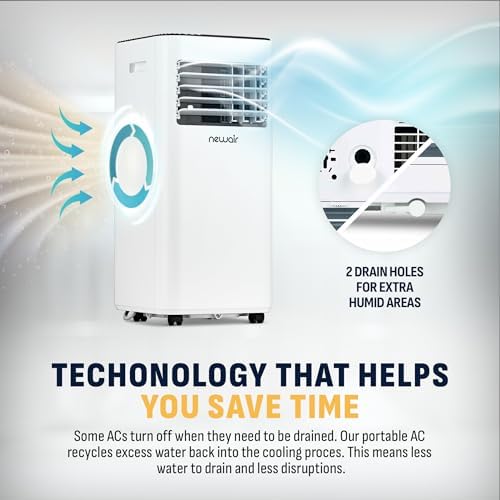 NewAir 10000 BTU Portable AC with Window Vent Kit