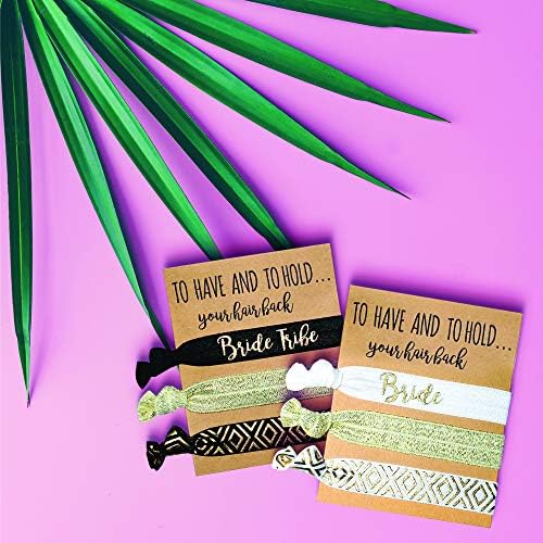 6 Pack Bachelorette Party Favors Hair Ties