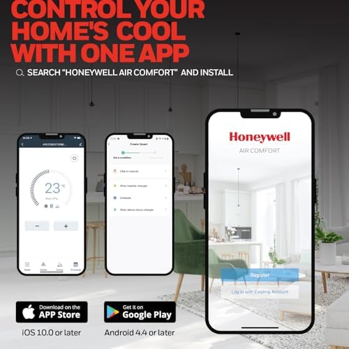 Honeywell 13500 BTU Slim Smart WiFi Portable AC with Fan and Dehumidifier