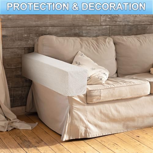 Uxcell 2Pcs Stretch Armrest Covers for Chair Sofa Protector