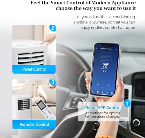 ROVSUN WiFi Smart 9000 BTU Portable AC with App Control