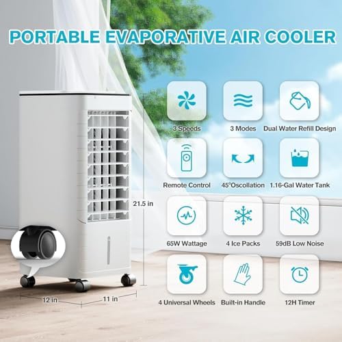 Flowbreeze 3-in-1 Portable AC with Remote