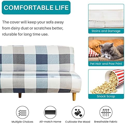 Stretch Sofa Slipcover with Elastic Spandex Fit Most Sizes