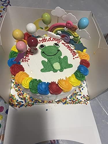 Rainbow Cake Topper Set 13pcs for Birthday Parties