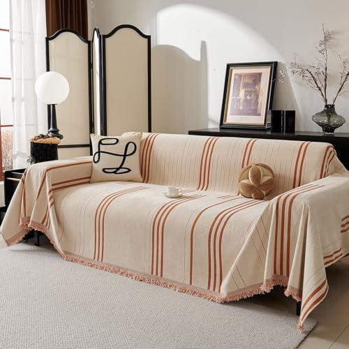 Boho Non Slip Chenille Sofa Cover for 3 Cushion