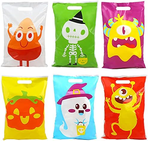 CCINEE 72pcs Halloween Treat Bags with Handles 1