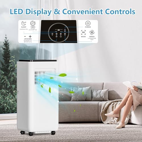 GarveeTech 8000 Btus Portable AC Unit 3-In-1