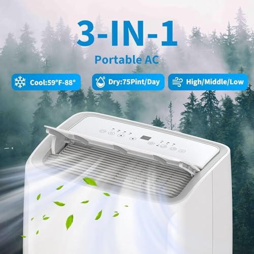 TROPOW Portable Air Conditioner 14000 BTU 3 in 1 Units