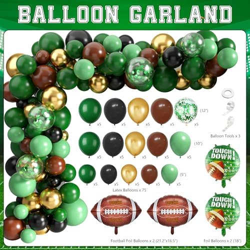 Football Birthday Party Decorations Superbowl Supplies
