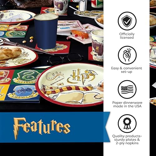 Harry Potter Birthday Decorations Set for 16 Guests