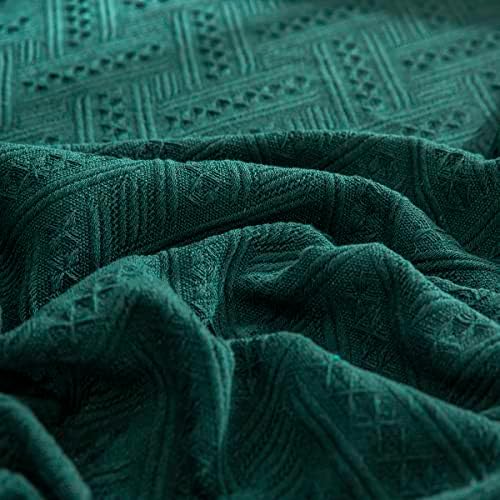 AIVIA Sofa Slipcover Cover Sheet Blanket Blackish Green 91x134 Inches