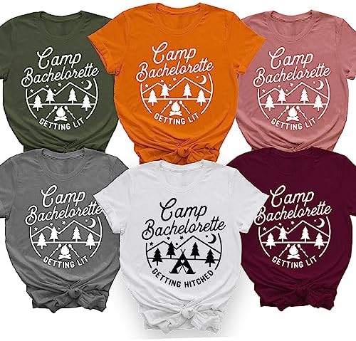 Camp Bachelorette Party Shirts for Women