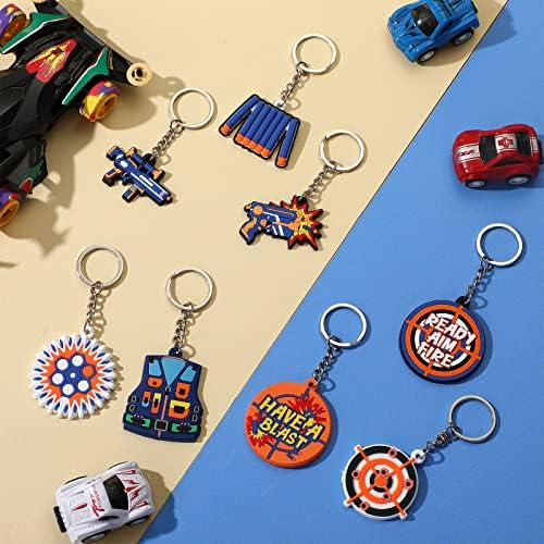 GFBIND Dart War Keychain Party Favors 24 Pieces 8 Styles 1