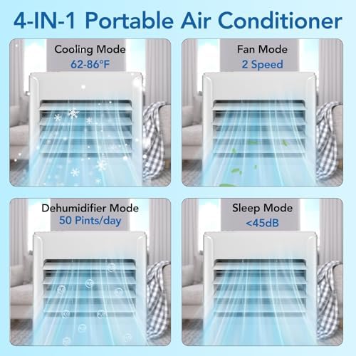 Antarctic Star 10000 BTU Portable AC with Remote Control 1