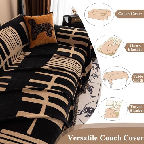 VClife Chenille Sofa Cover Washable Sectional Slipcover 71x150 Inch