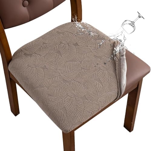Waterproof Chair Seat Cover Set of 6 for Dining Room and Kitchen