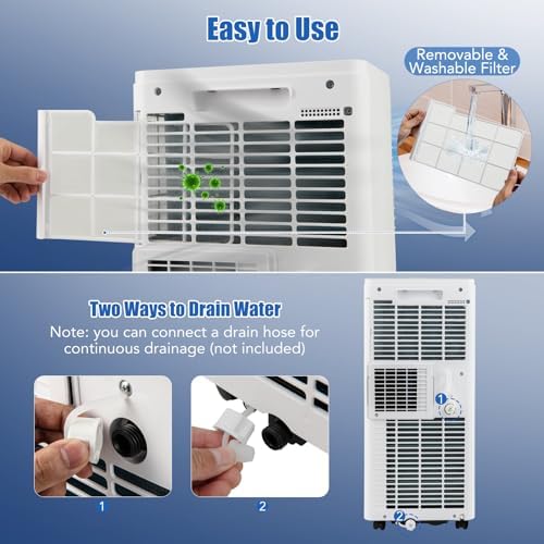 KOTEK Portable AC Unit 8000 BTU 250 SqFt Cooling