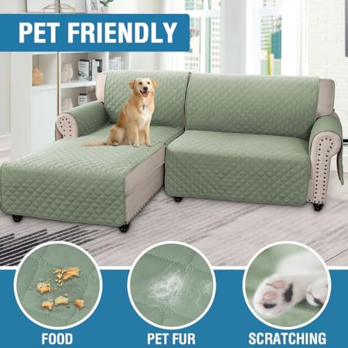 HVERSAILTEX 100 Waterproof L Shape Sofa Cover 2-Piece