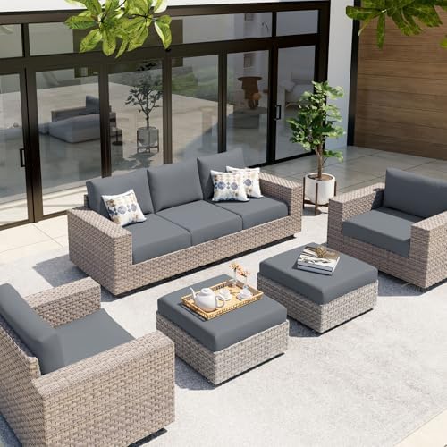 Hyha Waterproof Couch Cushion Covers for Sectional Sofa and Chaise