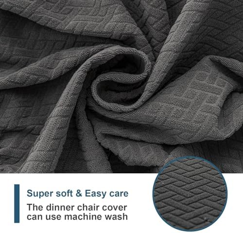 Genina Waterproof Dining Chair Covers Set of 8 1