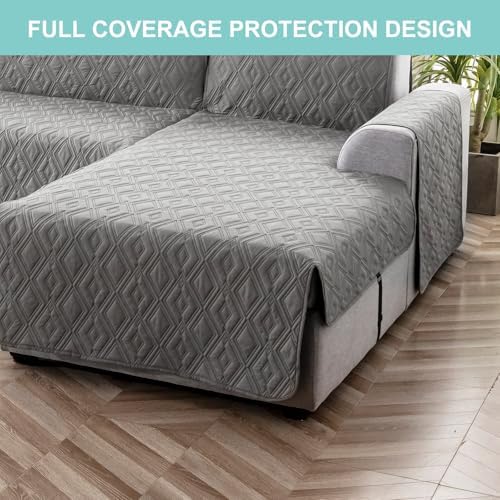 Genina Reversible Sectional Couch Cover for Dogs and Kids