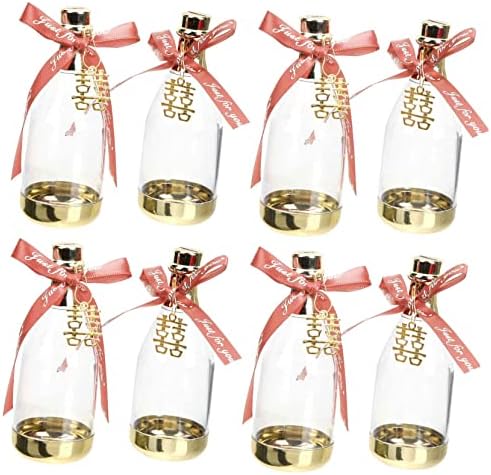 PRETYZOOM 12pcs Mini Plastic Candy Bottle Favors Box